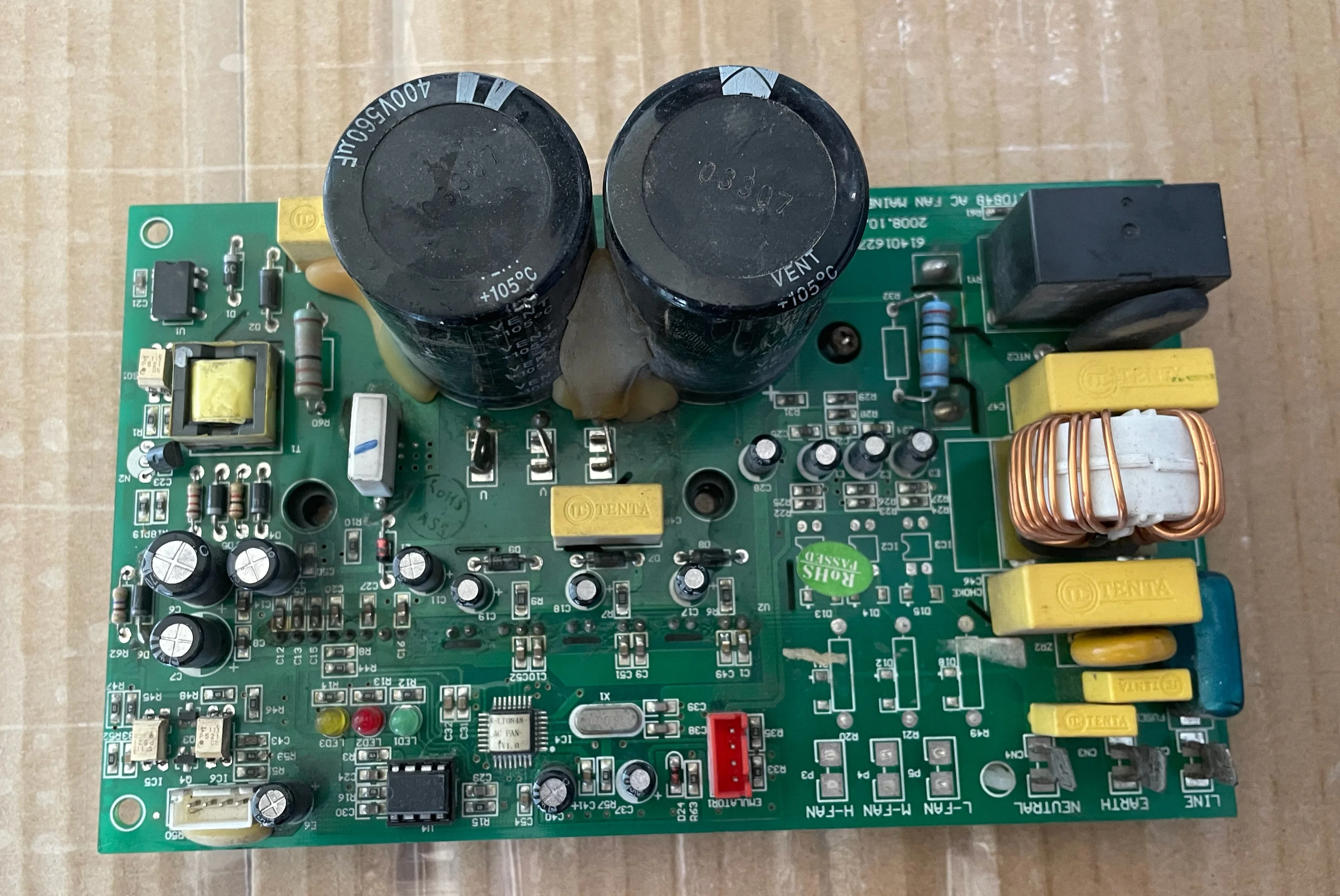 Central Air Conditioning Computer Board 614016271 Frequency Conversion Board LT0848AC-FAN MAINB0ARD
Central Air Conditioning Computer Board 614016271 Frequency Conversion Board LT0848AC-FAN MAINB0ARD