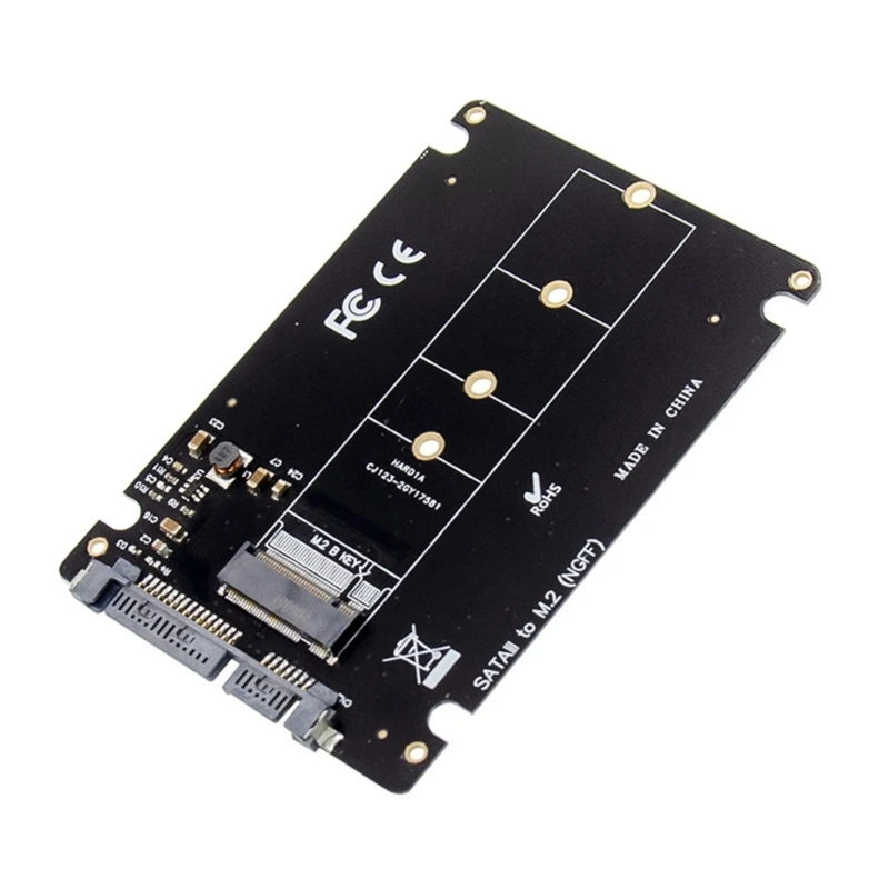Карта адаптера 3 к M.2 NGFF SSD Карта расширения твердого диска Поддержка M.2 Key B Протокол SSD
Карта адаптера 3 к M.2 NGFF SSD Карта расширения твердого диска Поддержка M.2 Key B Протокол SSD