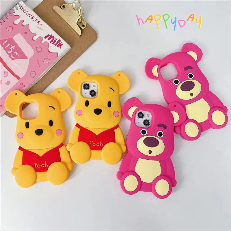 Cute Disney Winnie The Pooh Lotso 3D Three-dimensional Phone Case for IPhone 14 13 12 11 Pro Max X XR XS MAX 7 8Plus Back Cover
Cute Disney Winnie The Pooh Lotso 3D Three-dimensional Phone Case for IPhone 14 13 12 11 Pro Max X XR XS MAX 7 8Plus Back Cover