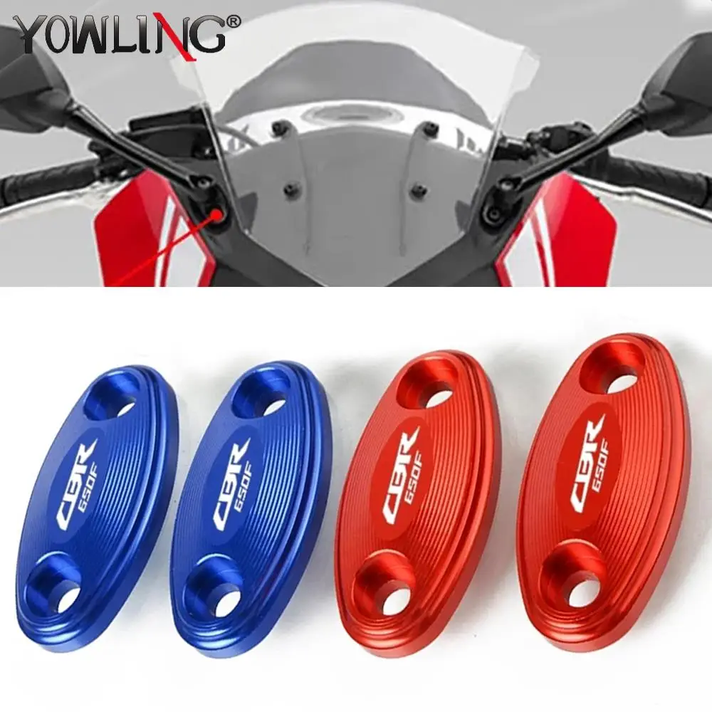 Motorcycle Windscreen Windshield Driven Mirror Eliminators Cap Mirror Hole Cover For Honda CBR650F 2014-2019 CBR 650F CBR 650 F
Motorcycle Windscreen Windshield Driven Mirror Eliminators Cap Mirror Hole Cover For Honda CBR650F 2014-2019 CBR 650F CBR 650 F