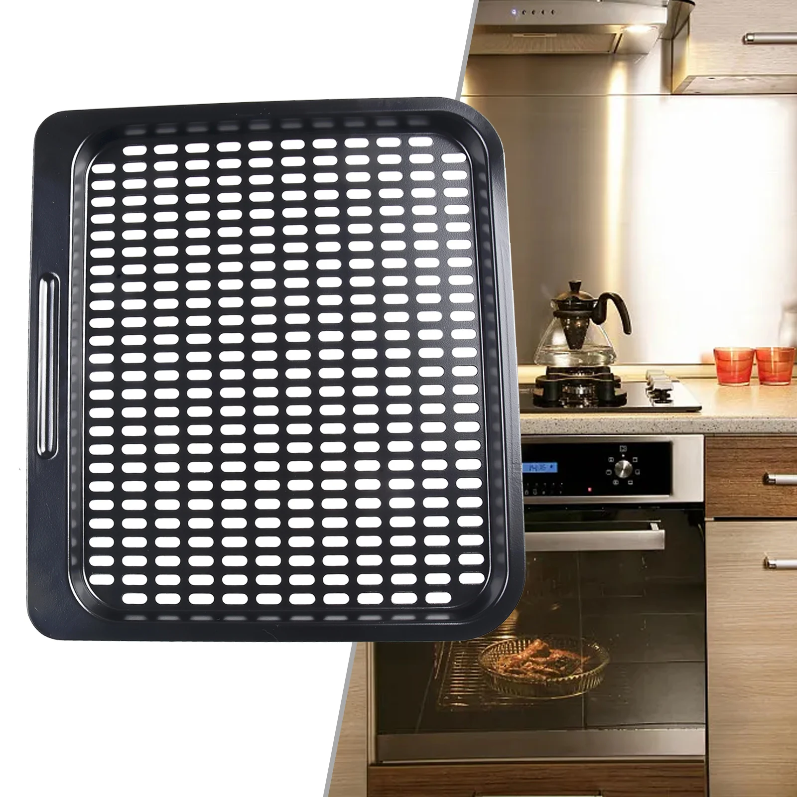 Practical Cooking Tray Baking Plate BBQ Pan Detachable For Air Fryer Oven Kitchen Accessories Roasting Grilling
Practical Cooking Tray Baking Plate BBQ Pan Detachable For Air Fryer Oven Kitchen Accessories Roasting Grilling