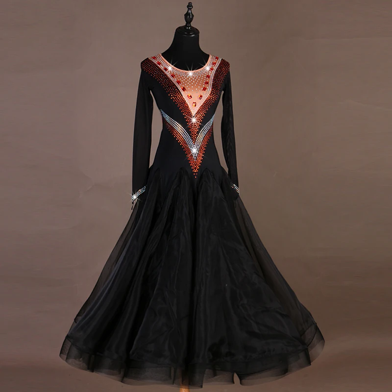 Adult Black Costume Ballroom Standard Ballroom Dance Dresses Ballroom Dance Competition Skirts
Adult Black Costume Ballroom Standard Ballroom Dance Dresses Ballroom Dance Competition Skirts