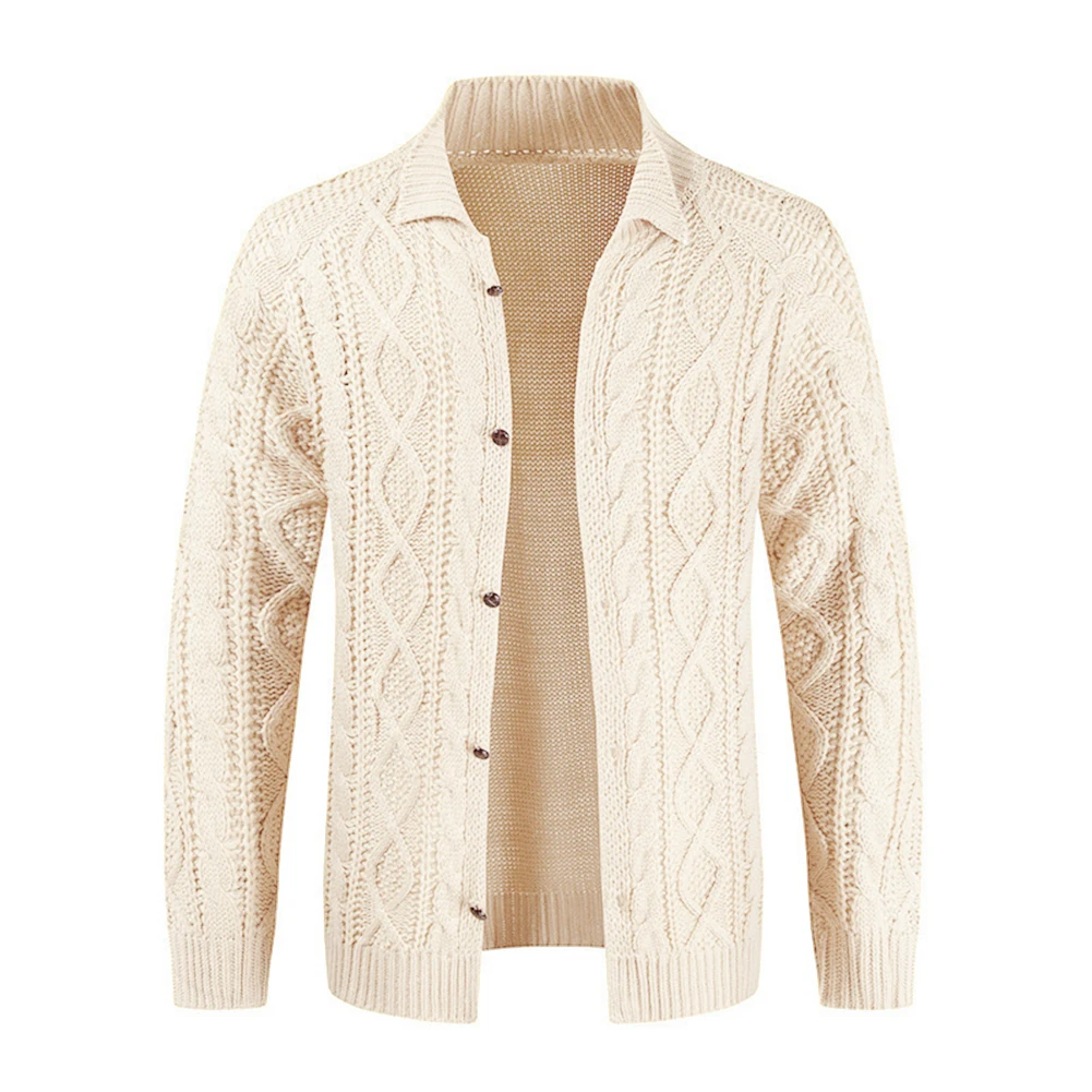 Cardigan Mens Outwear Regular Soft Solid Color Vintage Warm Button Casual Collared Jacket Autumn Winter Fashion
Cardigan Mens Outwear Regular Soft Solid Color Vintage Warm Button Casual Collared Jacket Autumn Winter Fashion