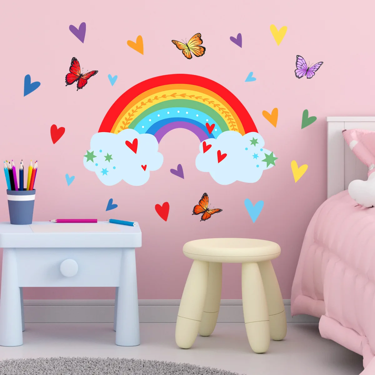 Creative Rainbow Series Wall Stickers Removable PVC Home Decor Living Room Bedrooma Restaurant Children's Room
Creative Rainbow Series Wall Stickers Removable PVC Home Decor Living Room Bedrooma Restaurant Children's Room