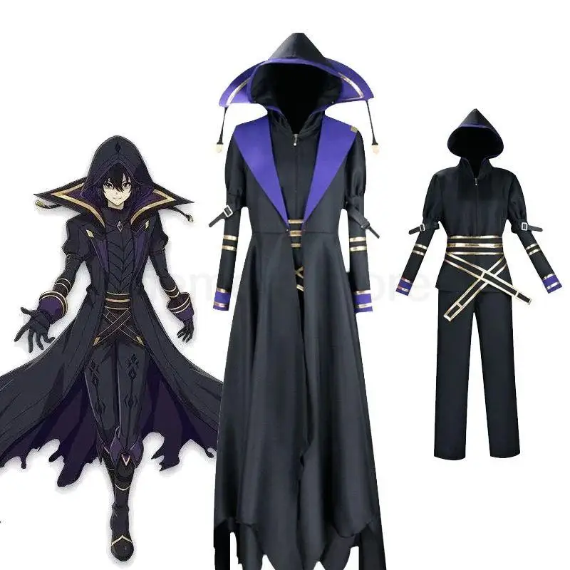 Anime The Eminence In Shadow Kagenou Cid Cosplay Costume Wig Black Cloak Uniform Shadow Garden Minoru Kagenou Halloween Men Boys
Anime The Eminence In Shadow Kagenou Cid Cosplay Costume Wig Black Cloak Uniform Shadow Garden Minoru Kagenou Halloween Men Boys