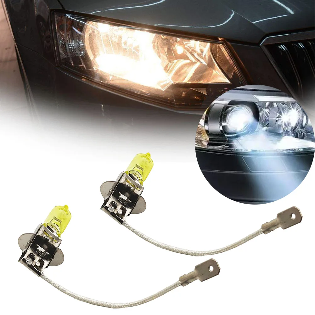 1PC H3 55W Car Halogen Headlight Bulbs Yellow Auto Fog Light Replacement Part 100W Fog Light Driving Bulb Yellow Bulb Car/Truck
1PC H3 55W Car Halogen Headlight Bulbs Yellow Auto Fog Light Replacement Part 100W Fog Light Driving Bulb Yellow Bulb Car/Truck