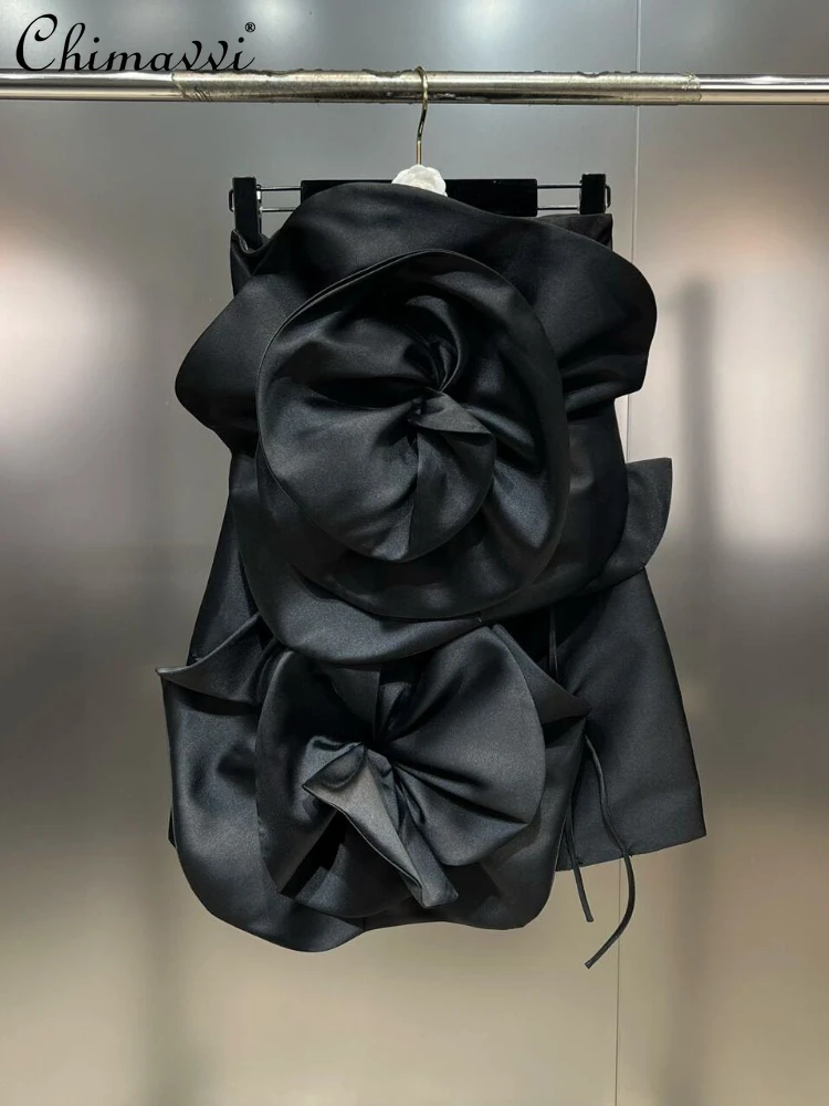 Fashion All-Match Women's Sleeveless High Waist Dress Spring Summer Sexy Hot Girl 3D Flower Decoration Solid Color Slim Dress
Fashion All-Match Women's Sleeveless High Waist Dress Spring Summer Sexy Hot Girl 3D Flower Decoration Solid Color Slim Dress