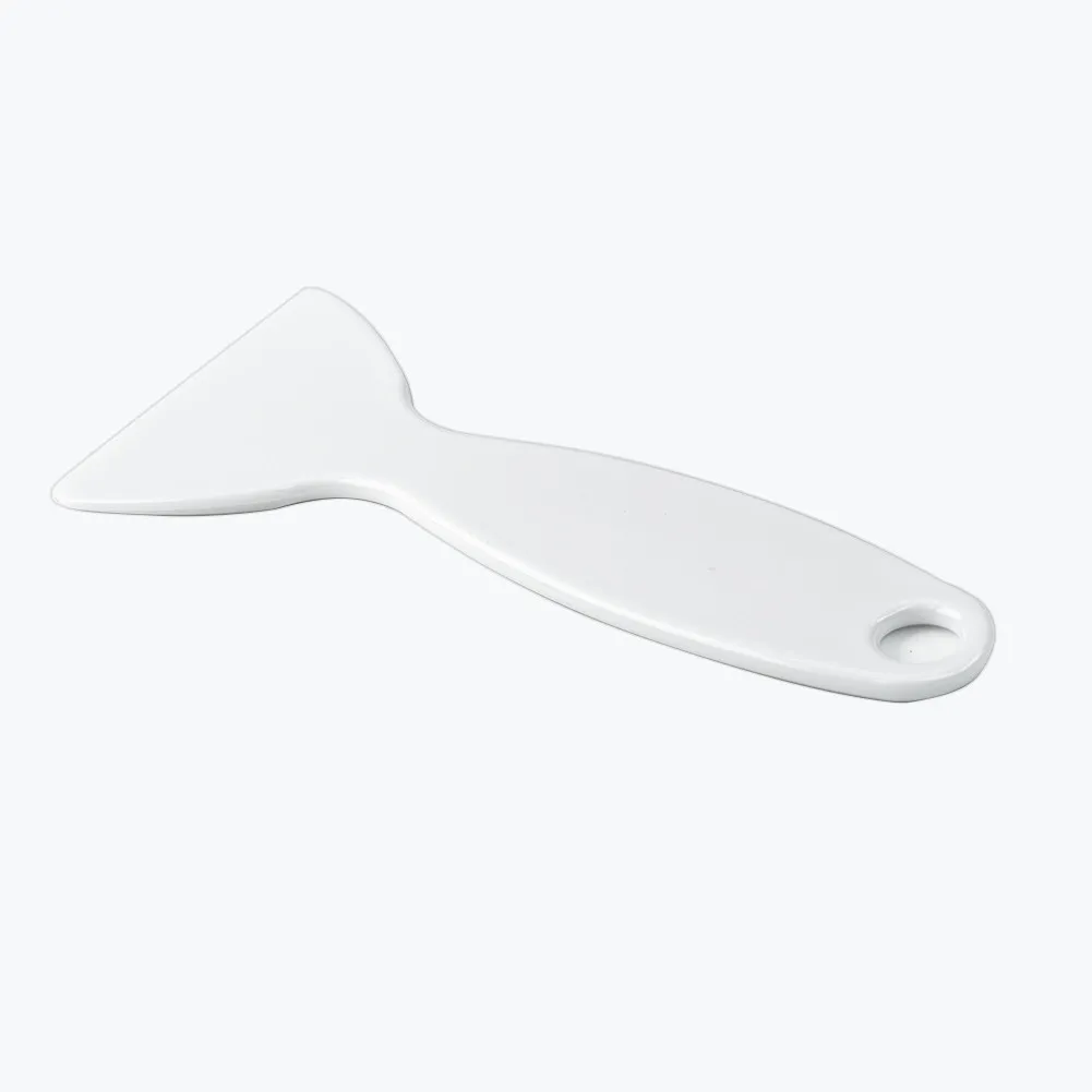 

Scraping Glue Tool Ice Scraper White 135 * 60MM Plastic Sanitary Wall Stickers Helper For Removing Film Bubbles