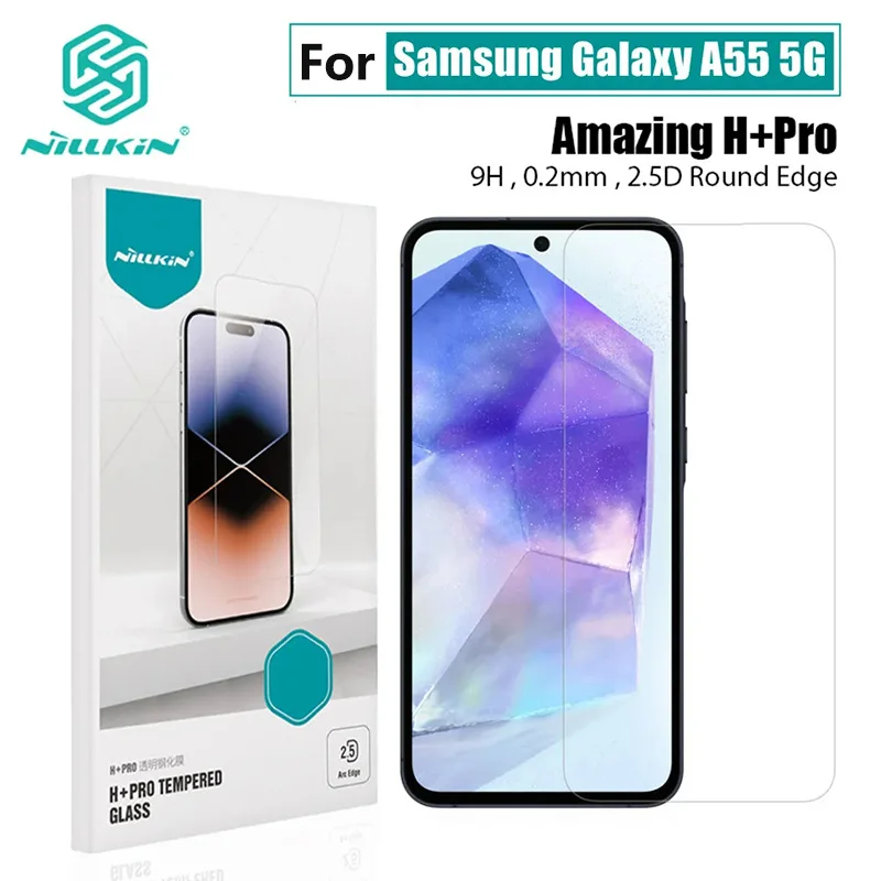 

Nillkin For Samsung Galaxy A55 5G Tempered Glass Amazing H+PRO Anti-Explosion 2.5D 9H Screen Protector Film For Samsung A55