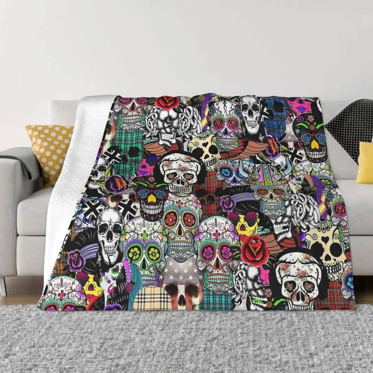 Happy Halloween Blanket Flannel Decoration Halloween Skull Portable Home Bedspread
Happy Halloween Blanket Flannel Decoration Halloween Skull Portable Home Bedspread