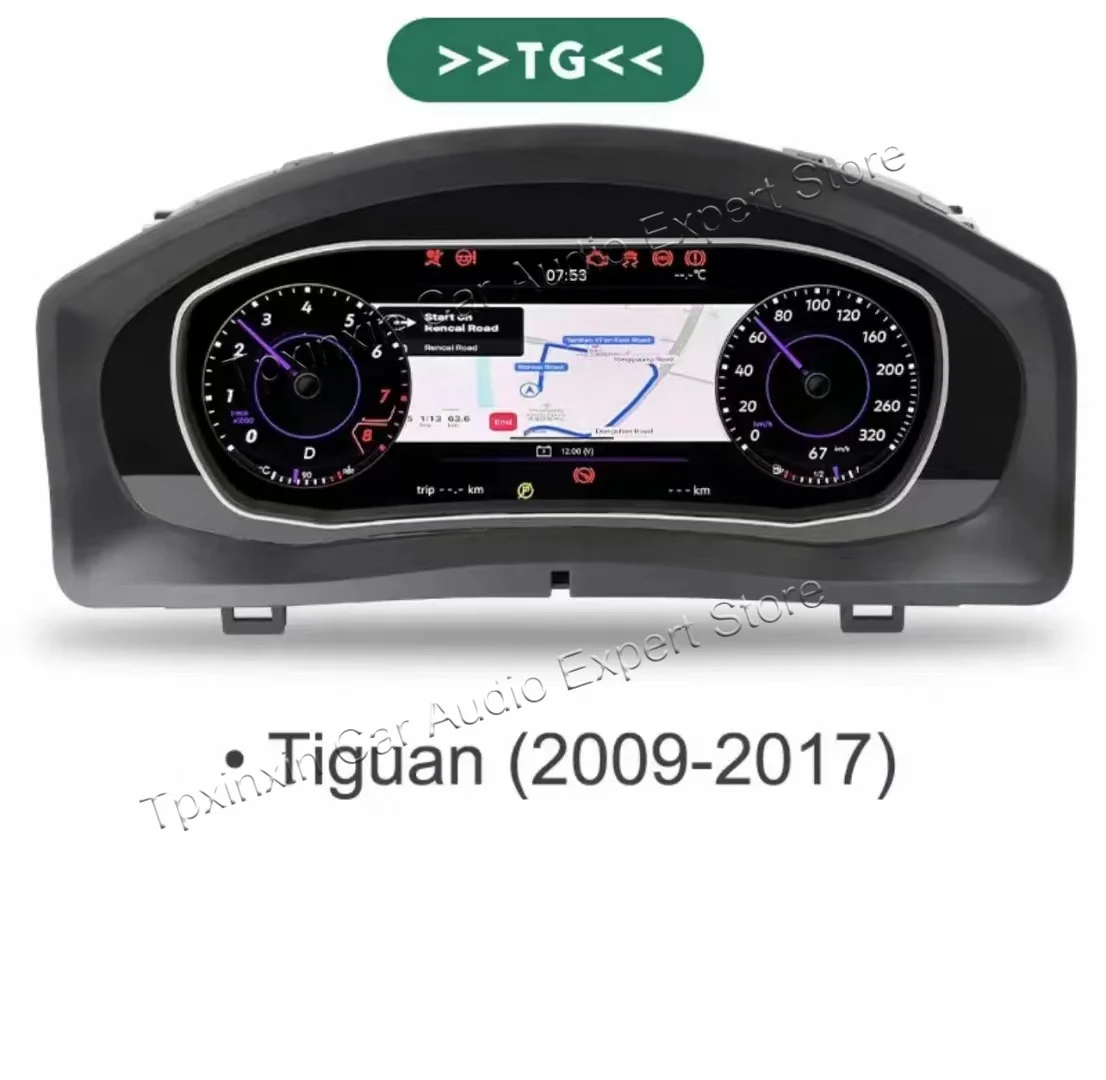LCD Digital Cluster For Volkswagen Tiguan 2009-2017 Virtual Cockpit Speed Meter HeadUnit Car Accesorries Car Dashboard Display
LCD Digital Cluster For Volkswagen Tiguan 2009-2017 Virtual Cockpit Speed Meter HeadUnit Car Accesorries Car Dashboard Display