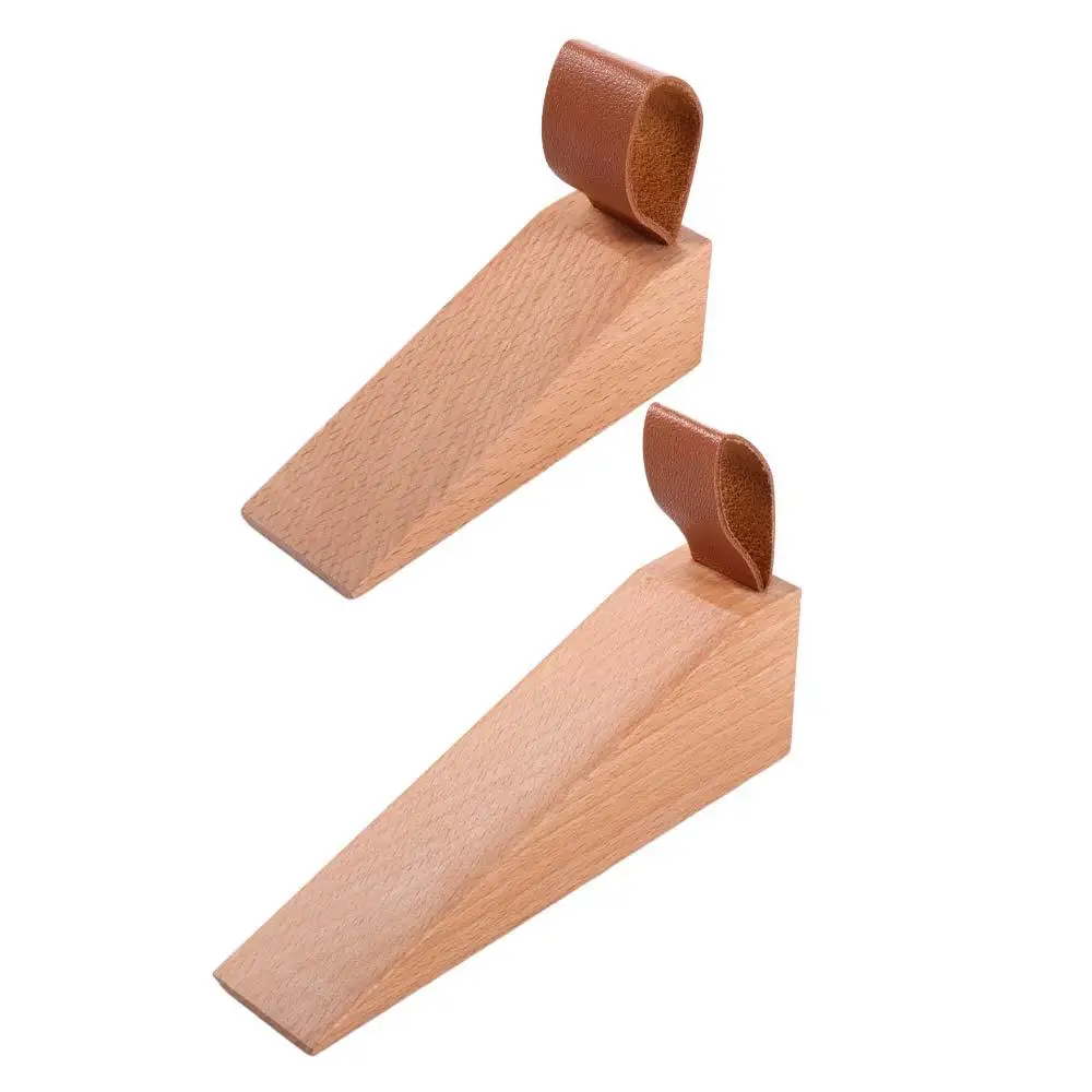 Sturdy Leather Rope Anti-collision Nail-free For Store Dorm Triangular Wedges Wall Protector Door Stopper Non-Slip Stoper 
Sturdy Leather Rope Anti-collision Nail-free For Store Dorm Triangular Wedges Wall Protector Door Stopper Non-Slip Stoper