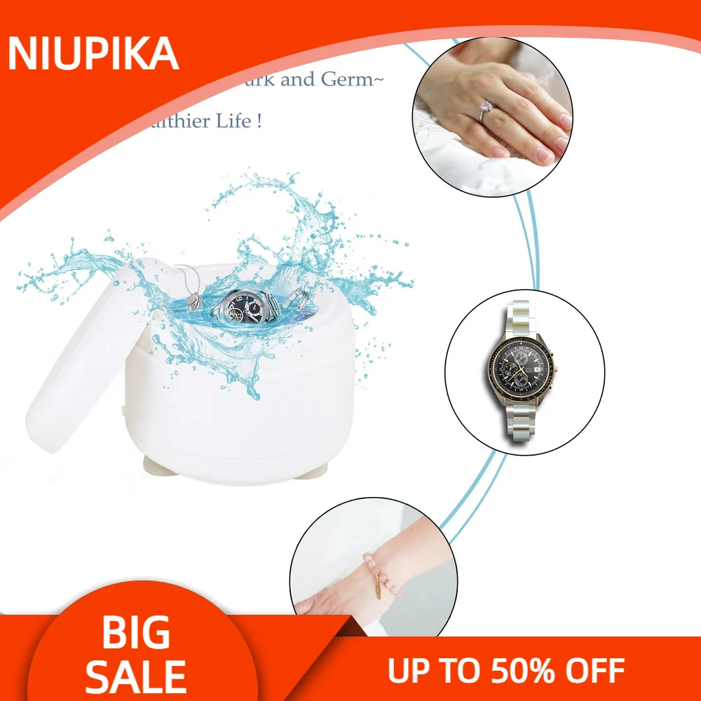 Household Mini Ultrasonic Cleaner Glasses Gold and Silver Jewelry Small Portable Cleaner for Dentures
Household Mini Ultrasonic Cleaner Glasses Gold and Silver Jewelry Small Portable Cleaner for Dentures