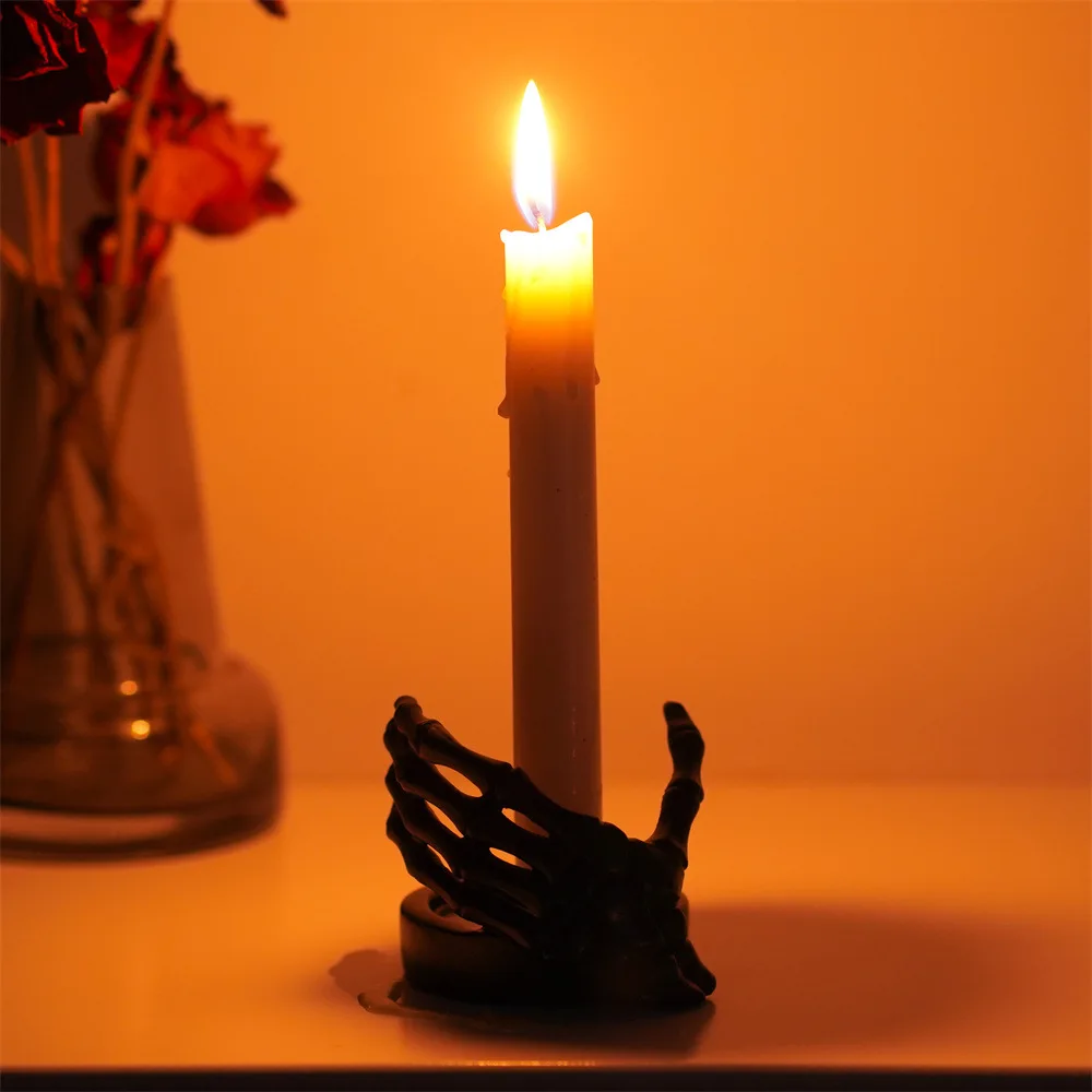 Halloween Skeleton Hand Candlestick Aesthetic Home Fireplace Top Interior Decor Dining Table Living Room Desktop Ornaments Craft
Halloween Skeleton Hand Candlestick Aesthetic Home Fireplace Top Interior Decor Dining Table Living Room Desktop Ornaments Craft