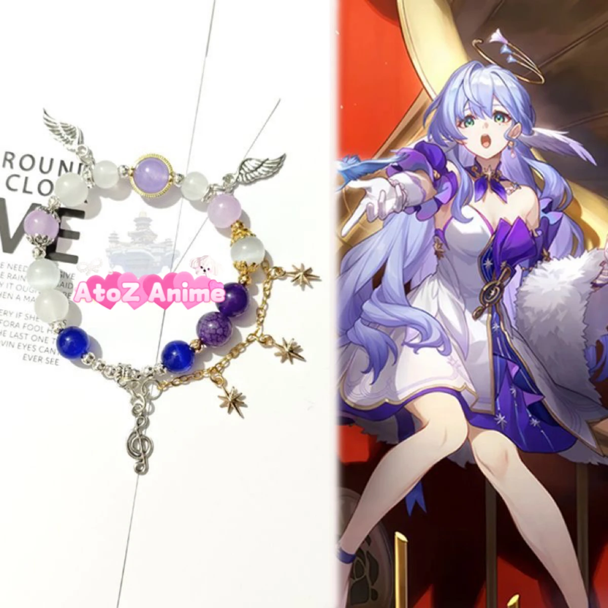 Honkai Star Rail Robin Cosplay Bracelets Handmade Unisex Beads Anime Game Jewelry Accessories Gifts Free Shipping Item
Honkai Star Rail Robin Cosplay Bracelets Handmade Unisex Beads Anime Game Jewelry Accessories Gifts Free Shipping Item