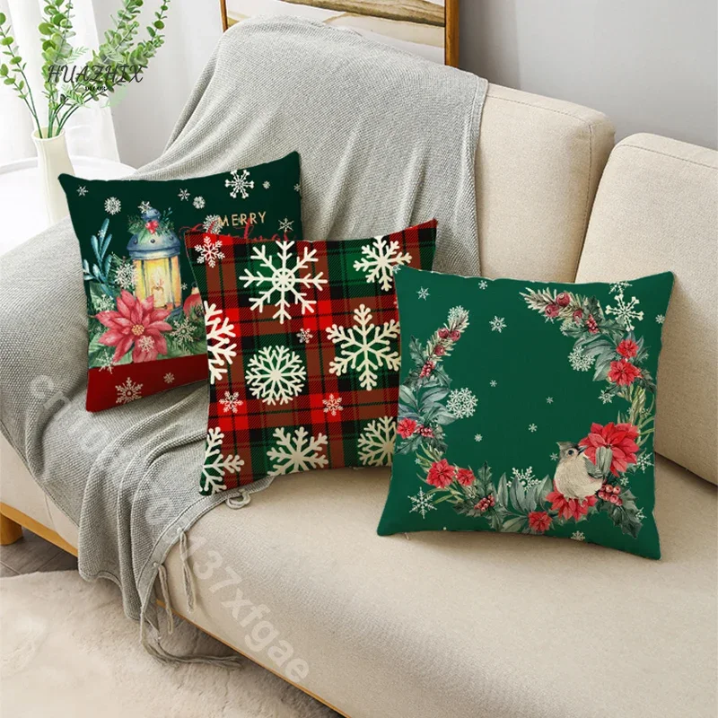 Christmas Throw Pillowcase Cushion Cover Pillow Case Party Merry Gifts Home New Year Office Living Room Sofa Car Decoration
Christmas Throw Pillowcase Cushion Cover Pillow Case Party Merry Gifts Home New Year Office Living Room Sofa Car Decoration
