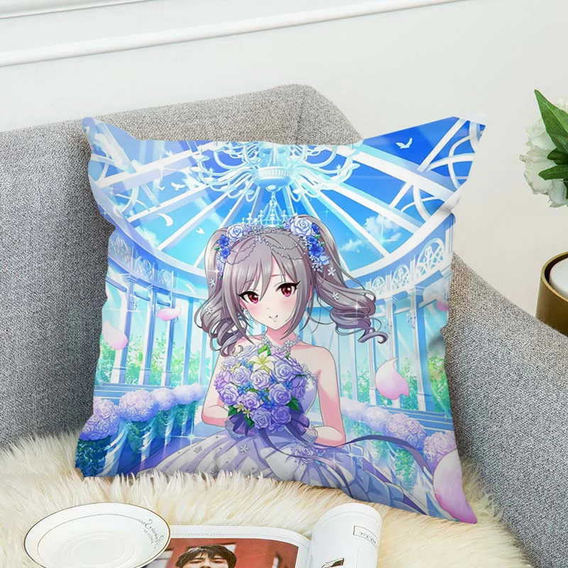 T-THE IDOLM@STER Pillow Covers Decorative Cushions for Bed Cute Pillowcase Anime Cushion Cover 45x45 Fall Decor Lounge Chairs
T-THE IDOLM@STER Pillow Covers Decorative Cushions for Bed Cute Pillowcase Anime Cushion Cover 45x45 Fall Decor Lounge Chairs