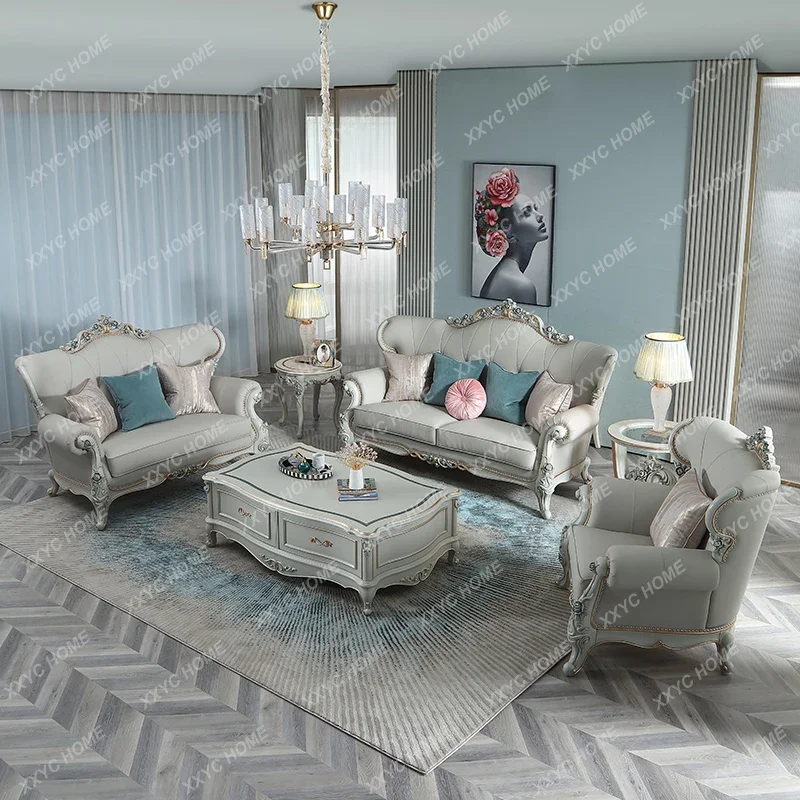 Французская мебель Hersha Court в европейском стиле, кожаный диван из массива дерева для маленькой квартиры
Французская мебель Hersha Court в европейском стиле, кожаный диван из массива дерева для маленькой квартиры