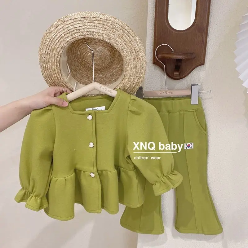 2023 new Spring Autumn Baby Girls Jackets+pants Elegant Fashion Clothing Set Princess Birthday Clothes Kids Children Outfits
2023 new Spring Autumn Baby Girls Jackets+pants Elegant Fashion Clothing Set Princess Birthday Clothes Kids Children Outfits