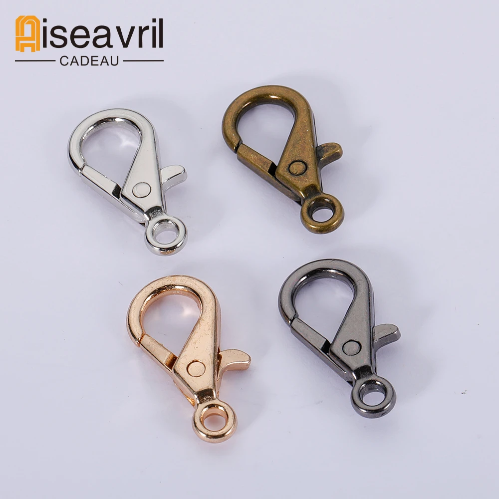 

10pcs 28mm Stainless Steel Lobster Clasps for Bracelet Necklace Gold Color Chain Claw Connectors DIY Jewelry Making