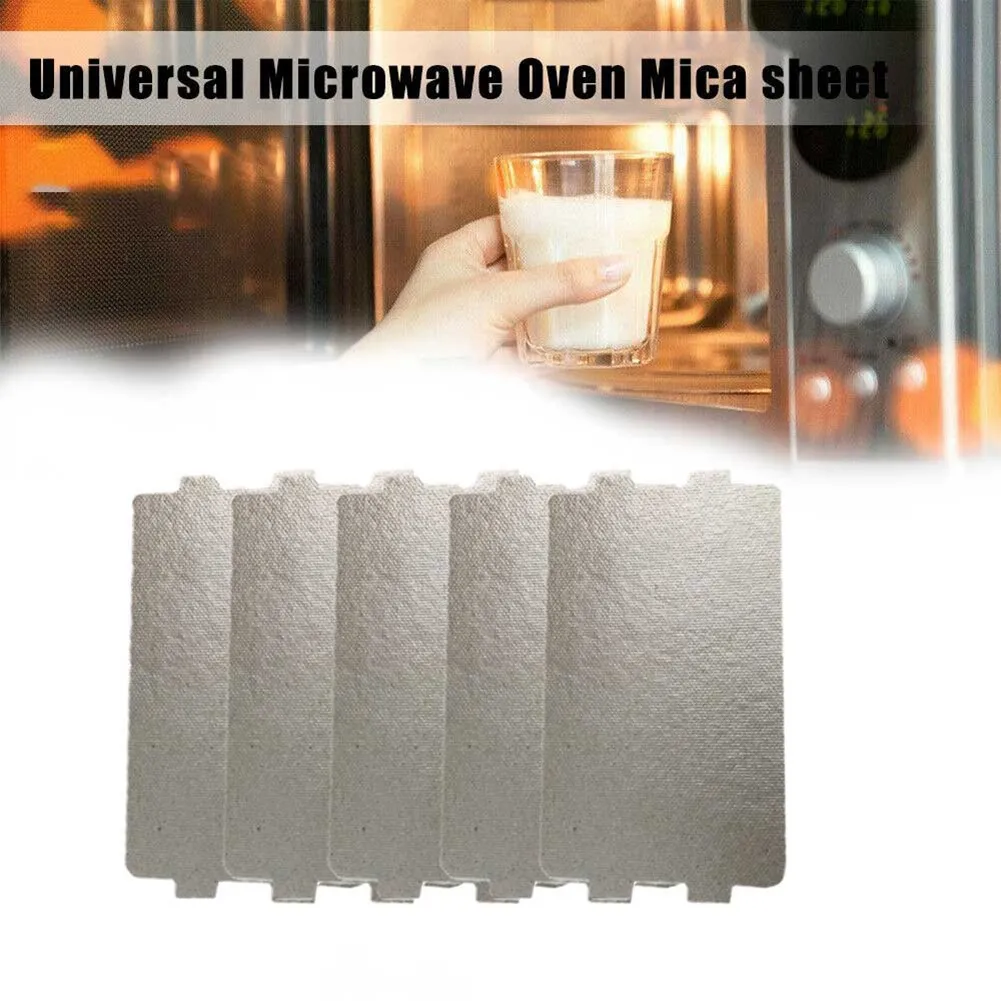 

5 Pcs Universal Microwave Oven Mica Sheet Kitchen Accessories Wave Guide Waveguide Cover Sheet Plates 11.6cm X 6.5cm