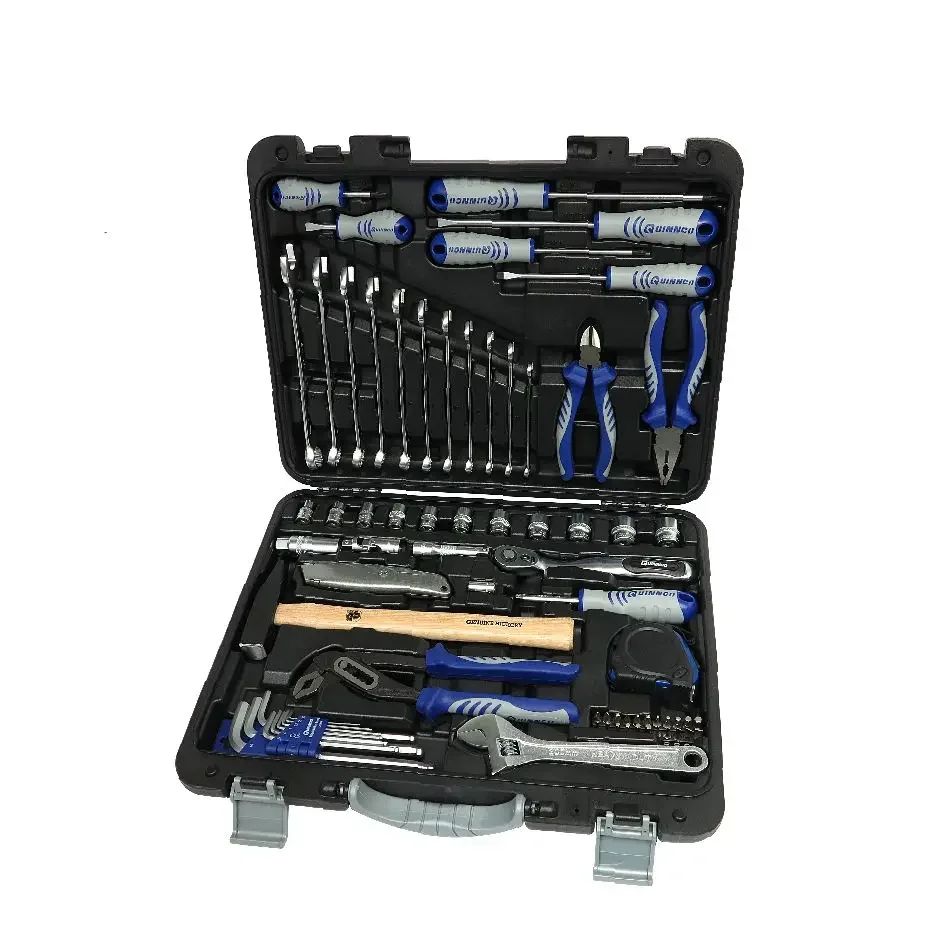 Quinnco 72-PC 1/4" & 3/8"Hardware Toolbox Gift Multifunction Tool Sets Household Repair Tool Set
Quinnco 72-PC 1/4" & 3/8"Hardware Toolbox Gift Multifunction Tool Sets Household Repair Tool Set
