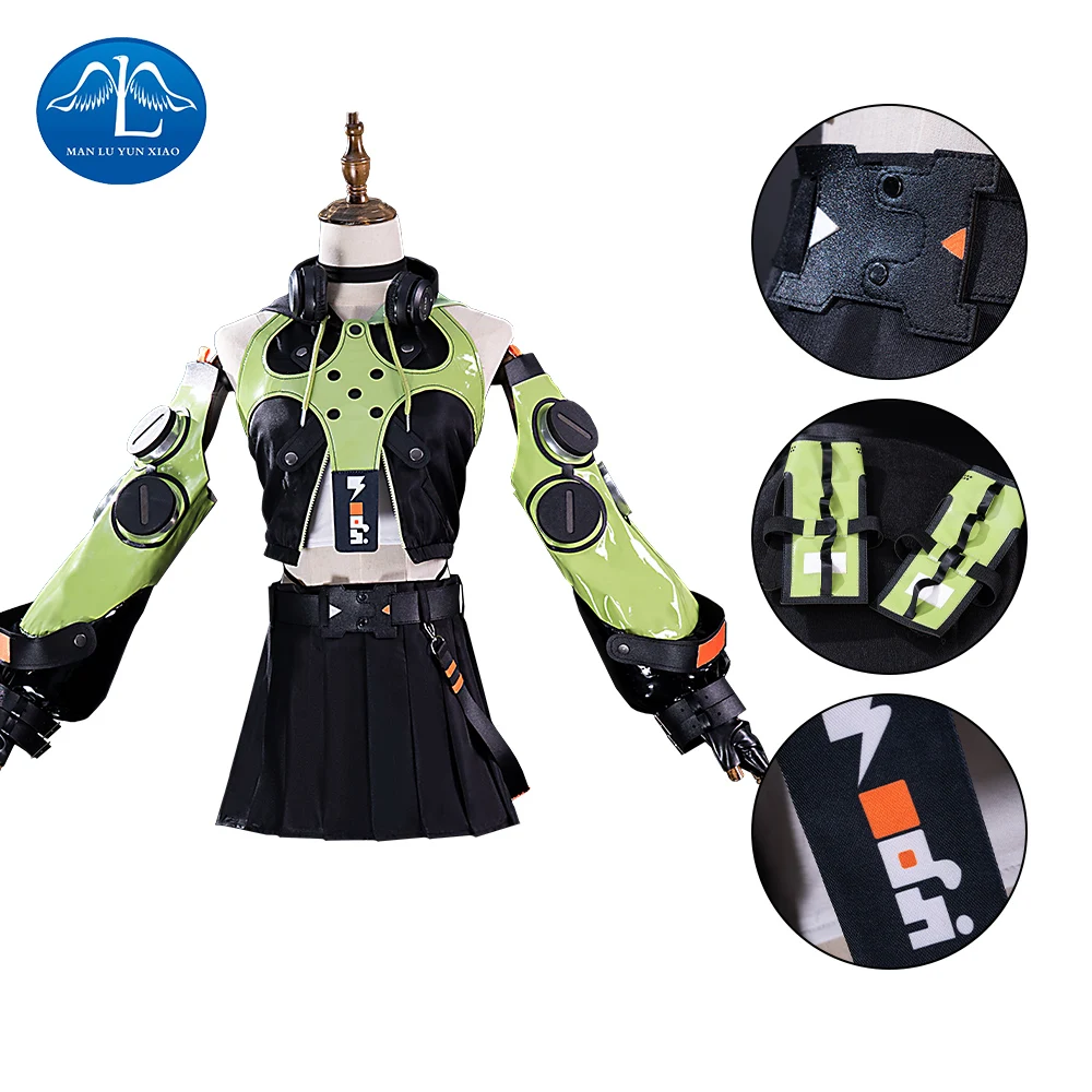New Game Zenless Zone Zero Anby Demara Cosplay Costume Earphone Props Women Fancy Party Outfits Coat Top Pants Skirt 
New Game Zenless Zone Zero Anby Demara Cosplay Costume Earphone Props Women Fancy Party Outfits Coat Top Pants Skirt