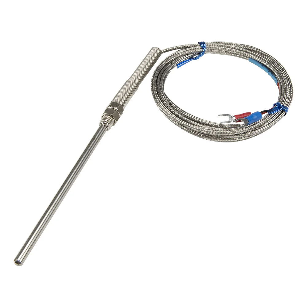 

FTARP07 K type 3m cable 100mm probe head thermocouple temperature sensor M8 thread CA-187