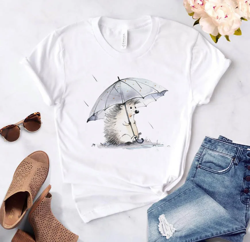 Summer Casual Cute Hedgehog Print Beach Short Sleeve Women's Printed T-shirt Dress Women's T Fashion Women's Cartoon T-shirt.
Summer Casual Cute Hedgehog Print Beach Short Sleeve Women's Printed T-shirt Dress Women's T Fashion Women's Cartoon T-shirt.