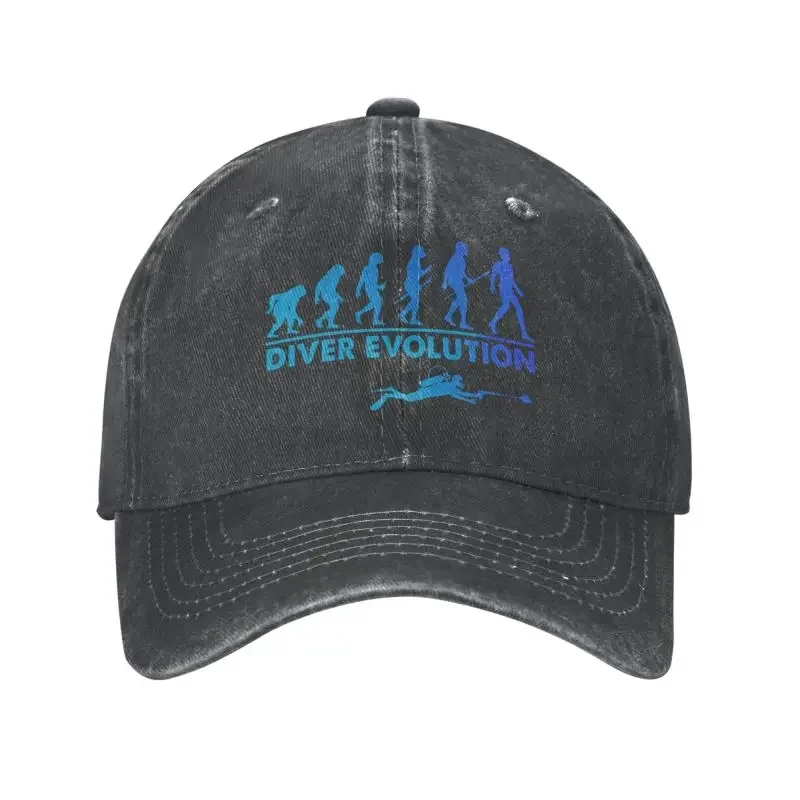 

Personalized Cotton Scuba Diver Evolution Baseball Cap for Men Women Breathable Diving Dad Hat Outdoor