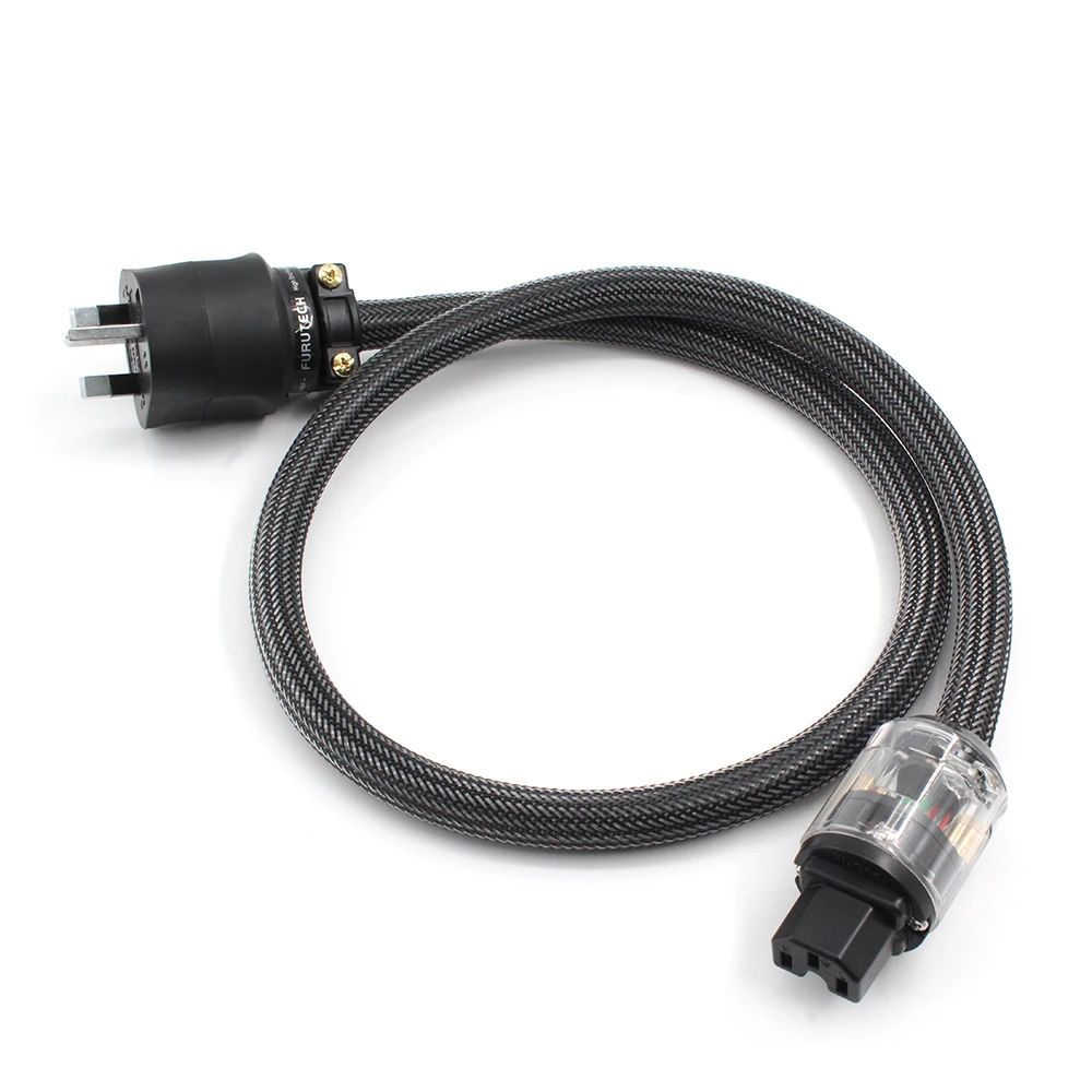 

hifi audio 400 signature version US/EU/UK power cord pure copper power cable with P-029/P-029E power plug connector