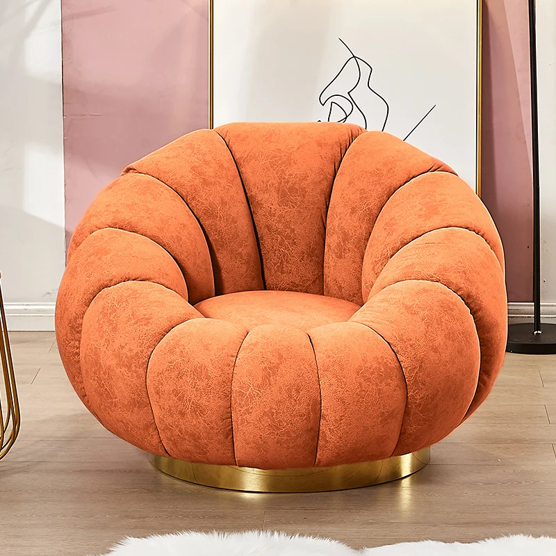YL Lazy Sofa Pumpkin Chair Tatami Single Backrest Lovely Bedroom Balcony Leisure Small Recliner 
YL Lazy Sofa Pumpkin Chair Tatami Single Backrest Lovely Bedroom Balcony Leisure Small Recliner