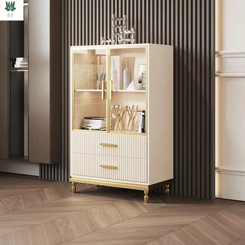 Luxury TV side cabinet simple modern living room storage high-grade wine cabinet paint film wall cabinet
Luxury TV side cabinet simple modern living room storage high-grade wine cabinet paint film wall cabinet