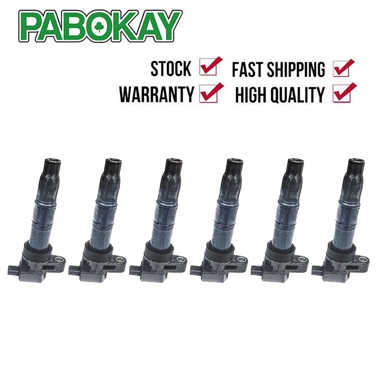 6 pieces x NEW IGNITION COILS for HYUNDAI KIA 27301-3C100 273013C100 GN10560 GN10560-12B1 20432 880314 DMB1117 UF546 CNC374
6 pieces x NEW IGNITION COILS for HYUNDAI KIA 27301-3C100 273013C100 GN10560 GN10560-12B1 20432 880314 DMB1117 UF546 CNC374