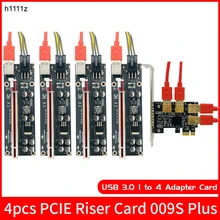 2022 New H1111Z PCI-E PCIE Riser Card 1 to 4 USB3.0 Adapter Card Multiplier HUB PCI Express Riser 009S Plus Riser PCIE x16 For
2022 New H1111Z PCI-E PCIE Riser Card 1 to 4 USB3.0 Adapter Card Multiplier HUB PCI Express Riser 009S Plus Riser PCIE x16 For