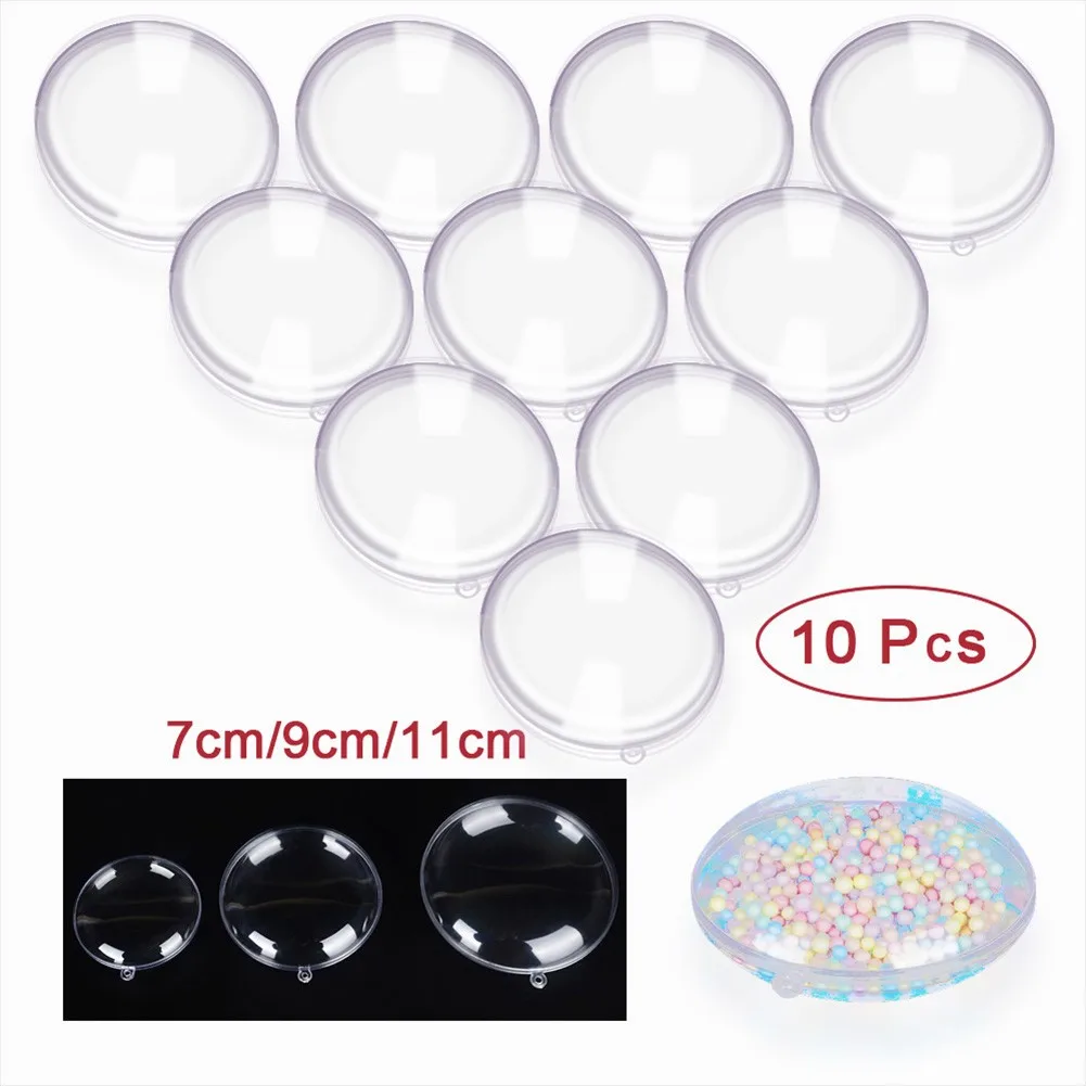 10Pcs Christmas Balls Plastic Clear Flat Ball Home Decor Wedding Candy Christmas Gifts Box 7-11cm Xmas Decoration 2023 New
10Pcs Christmas Balls Plastic Clear Flat Ball Home Decor Wedding Candy Christmas Gifts Box 7-11cm Xmas Decoration 2023 New