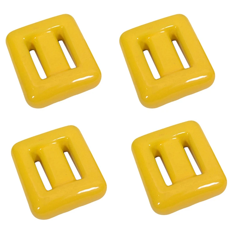 

4X Dive Weights For Scuba Diving Weight Belt Lead Weights Scuba, Coated Dive Weights,Diving Lead Weights Yellow