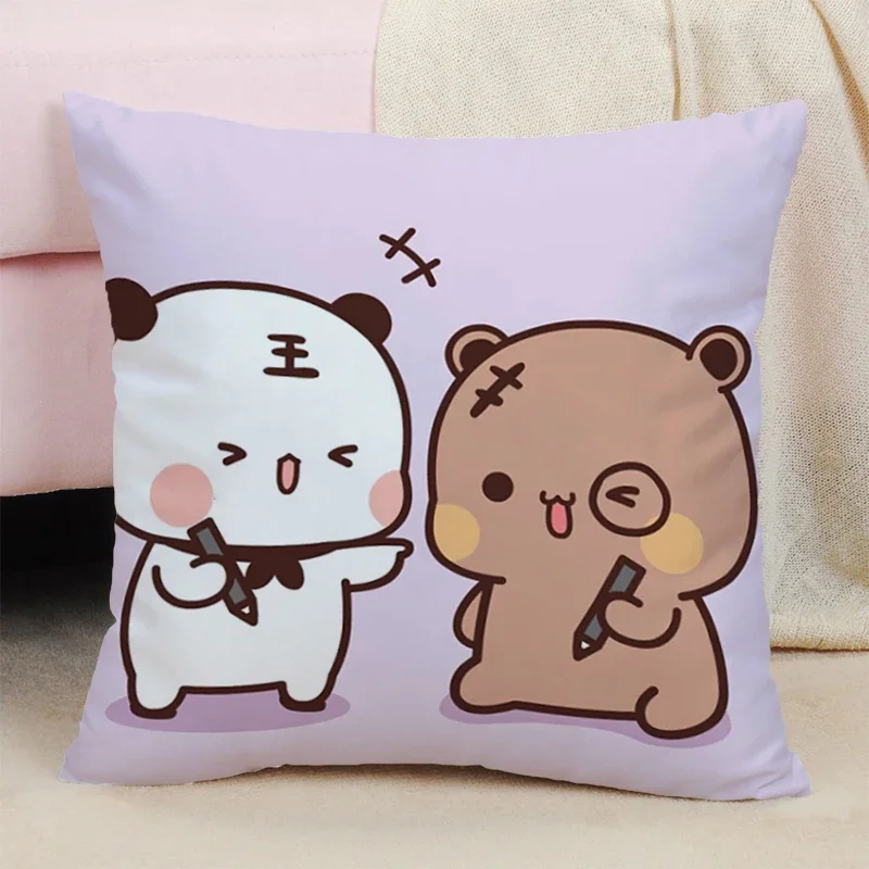 

Bubu Dudu Sofa Cushions Double-sided Printing Anime Body Pillowcase Decor 40x40 Pillow Cases Decorative Pillows Covers Cover Bed