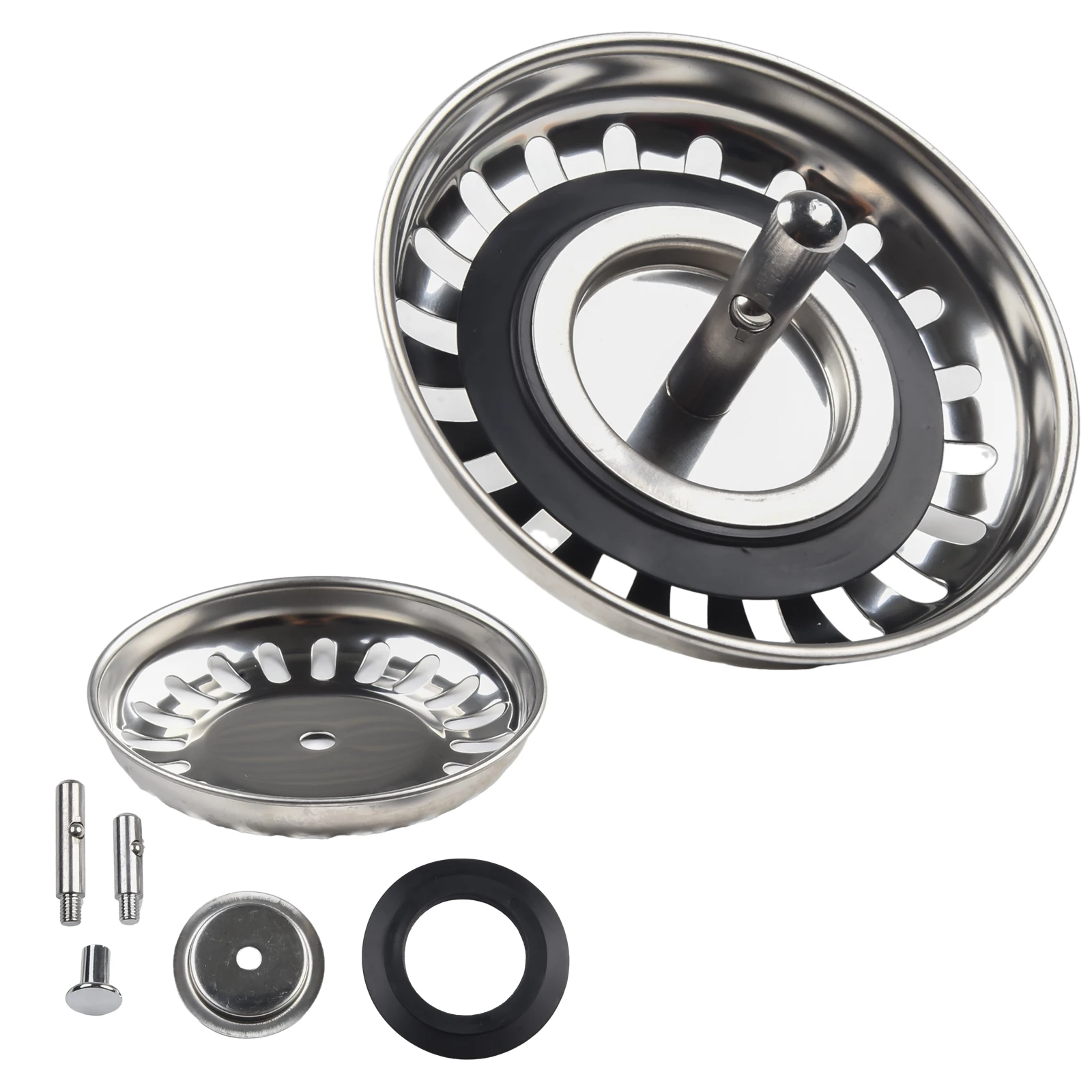 82mm Bathroom Sinks Sink Strainer Sink Plug Basin Drain Filter Replacement Stainless Steel Universal Waste Plug
82mm Bathroom Sinks Sink Strainer Sink Plug Basin Drain Filter Replacement Stainless Steel Universal Waste Plug