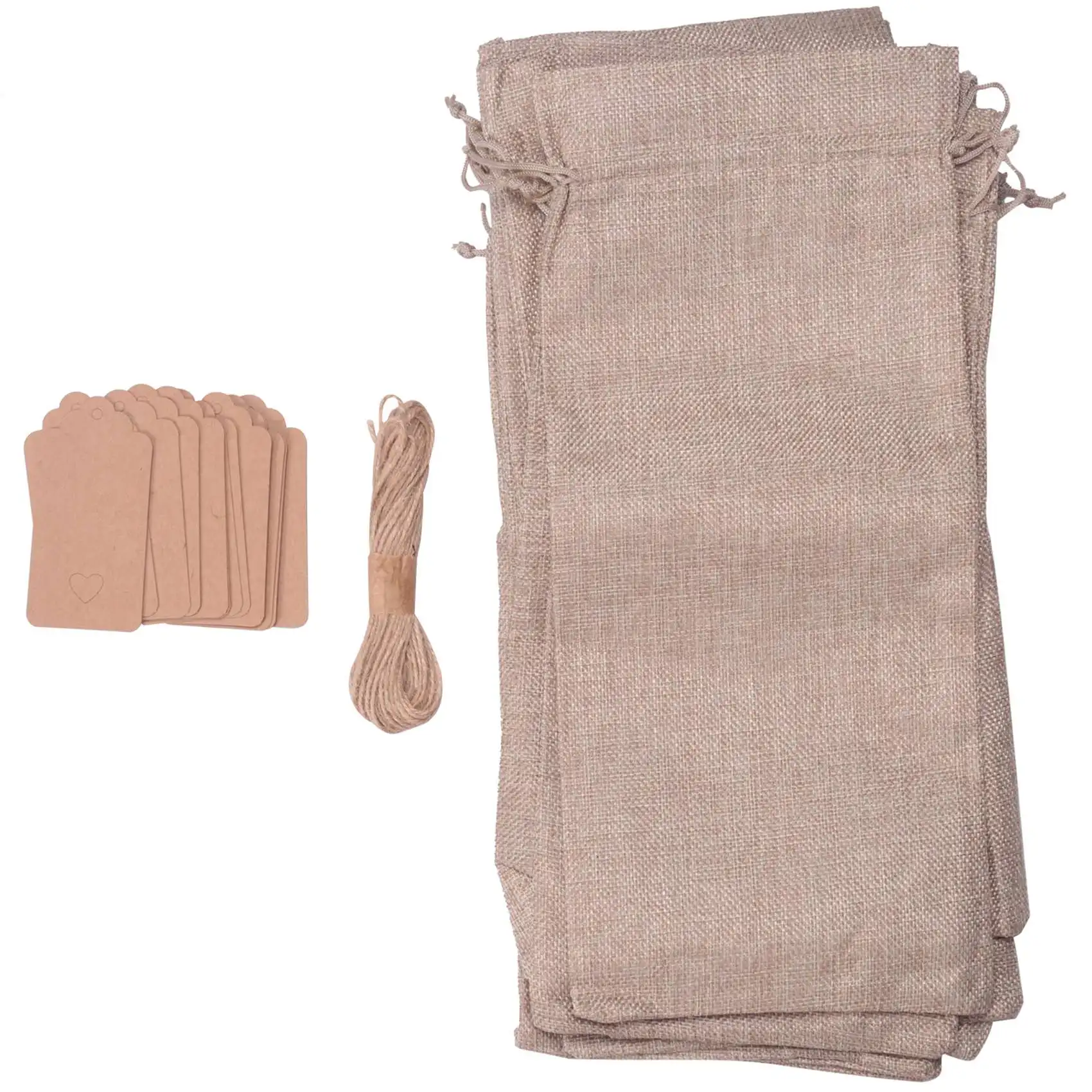 12 Pieces Burlap Wine Bags Jute Wine Bottle Bags with Drawstrings Reusable Wine Gift Bags with Tags for Party Blind Tasting B
12 Pieces Burlap Wine Bags Jute Wine Bottle Bags with Drawstrings Reusable Wine Gift Bags with Tags for Party Blind Tasting B