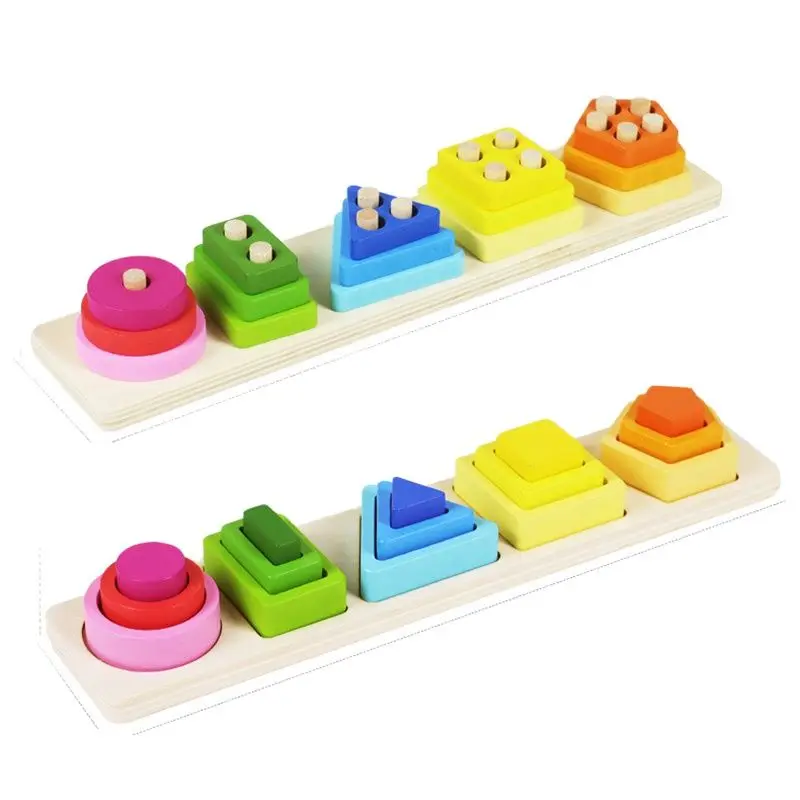

Игра-головоломка деревянная в форме когнитивной классификации, Раннее Обучение для детей, Обучающие игрушки Монтессори