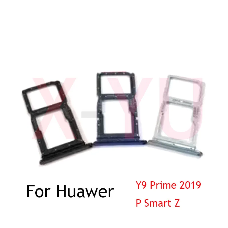 

For Huawei Y9 Prime 2019 / P Smart Z SIM Card Tray Holder Slot Adapter Replacement Repair Parts