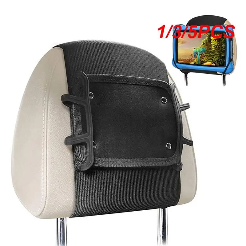 

1/3/5PCS RYRA Car Headrest Tablet Holder Silicone Multipurpose 360° Rotation Bracket Rear Seat Back Strap Childrens Tablet