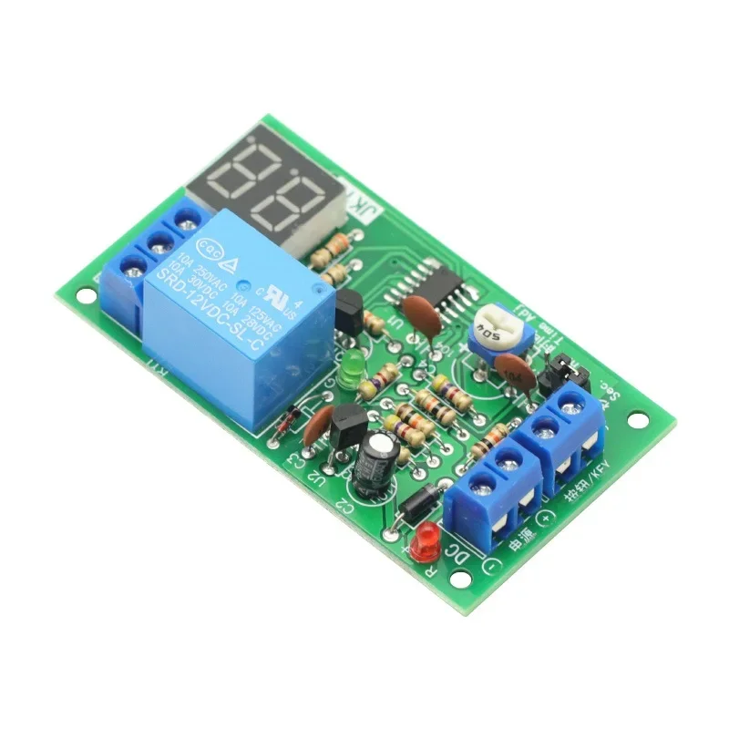 

1PCS DC 12V LED Display Countdown Timing Timer Delay Turn OFF Relay Switch For arduino NEW