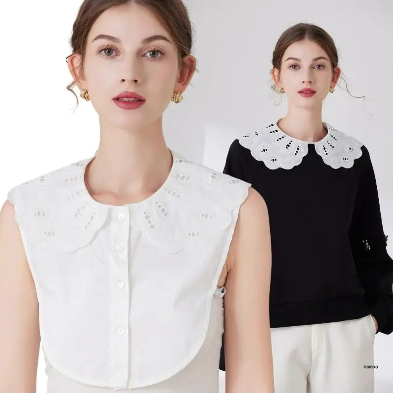 Detachable Collar Waveselvedge Trim Half Shirt Lapel Collar for Girls Sewing
Detachable Collar Waveselvedge Trim Half Shirt Lapel Collar for Girls Sewing