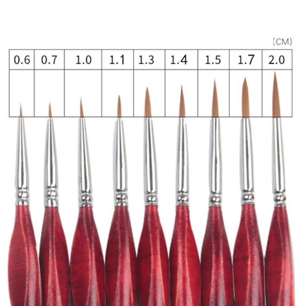 Line Fine Professional Sable Hair Paint Brush Miniature Art Brushes for Drawing Gouache Oil Painting Brush Art Supplies
Line Fine Professional Sable Hair Paint Brush Miniature Art Brushes for Drawing Gouache Oil Painting Brush Art Supplies
