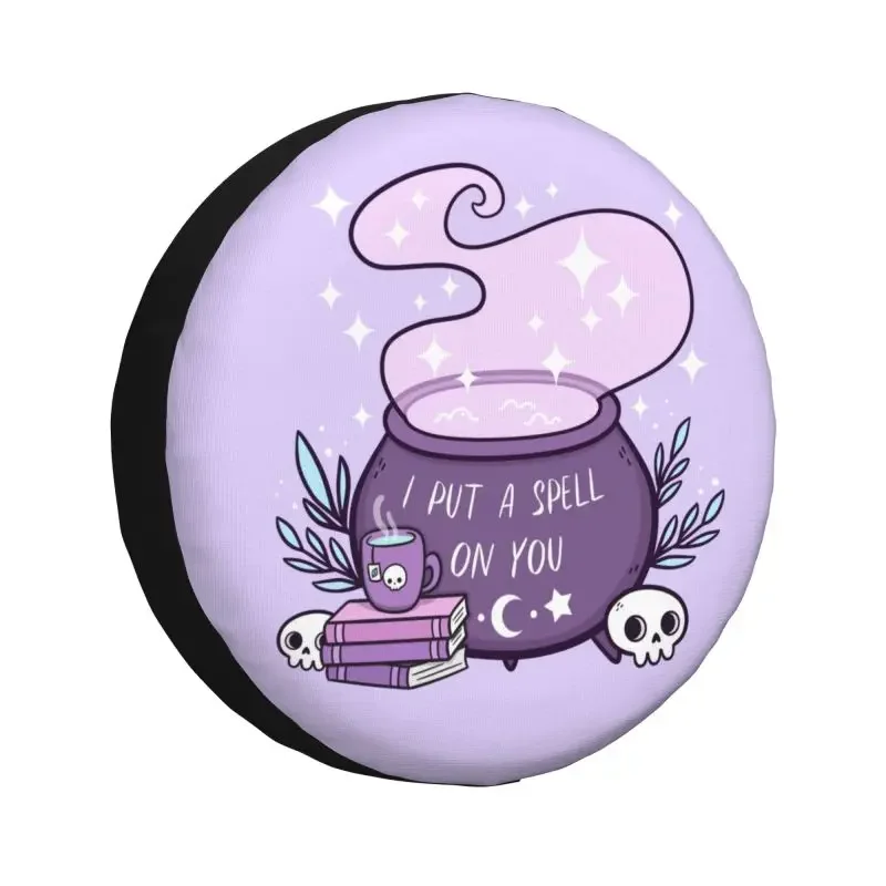 Witch Cauldron Spare Tire Cover for Prado Pajero Wrangler Jeep RV SUV Halloween Occult Gothic Skull Car Wheel Protector Covers
Witch Cauldron Spare Tire Cover for Prado Pajero Wrangler Jeep RV SUV Halloween Occult Gothic Skull Car Wheel Protector Covers