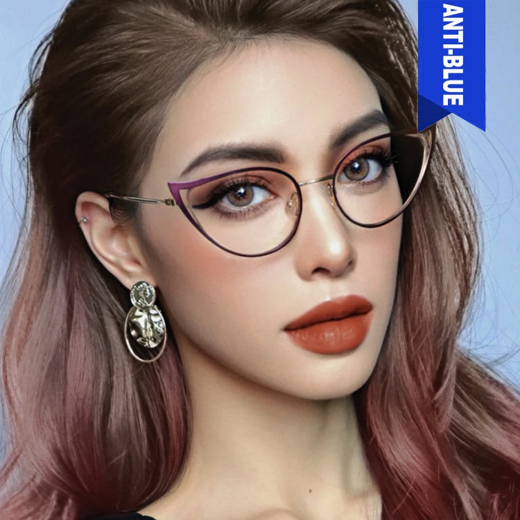 Skeleton Cat-eye Anti-blue Light Eyeglasses Frame, New Ladies Fashion Metal Presbyopia Can Be Customized Prescription 1 Mallzona S1cdc0587fdb2405cbd86edbfa66c3e3bG Skeleton Cat-eye Anti-blue Light Eyeglasses Frame, New Ladies Fashion Metal Presbyopia Can Be Customized Prescription Mallzona
