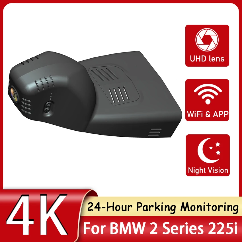 Car DVR Wifi Camera UHD 2160P 4K Dash Cam Video Recorder Original For BMW 2 Series 225i M Sports 2021 Night Vision High Quality
Car DVR Wifi Camera UHD 2160P 4K Dash Cam Video Recorder Original For BMW 2 Series 225i M Sports 2021 Night Vision High Quality