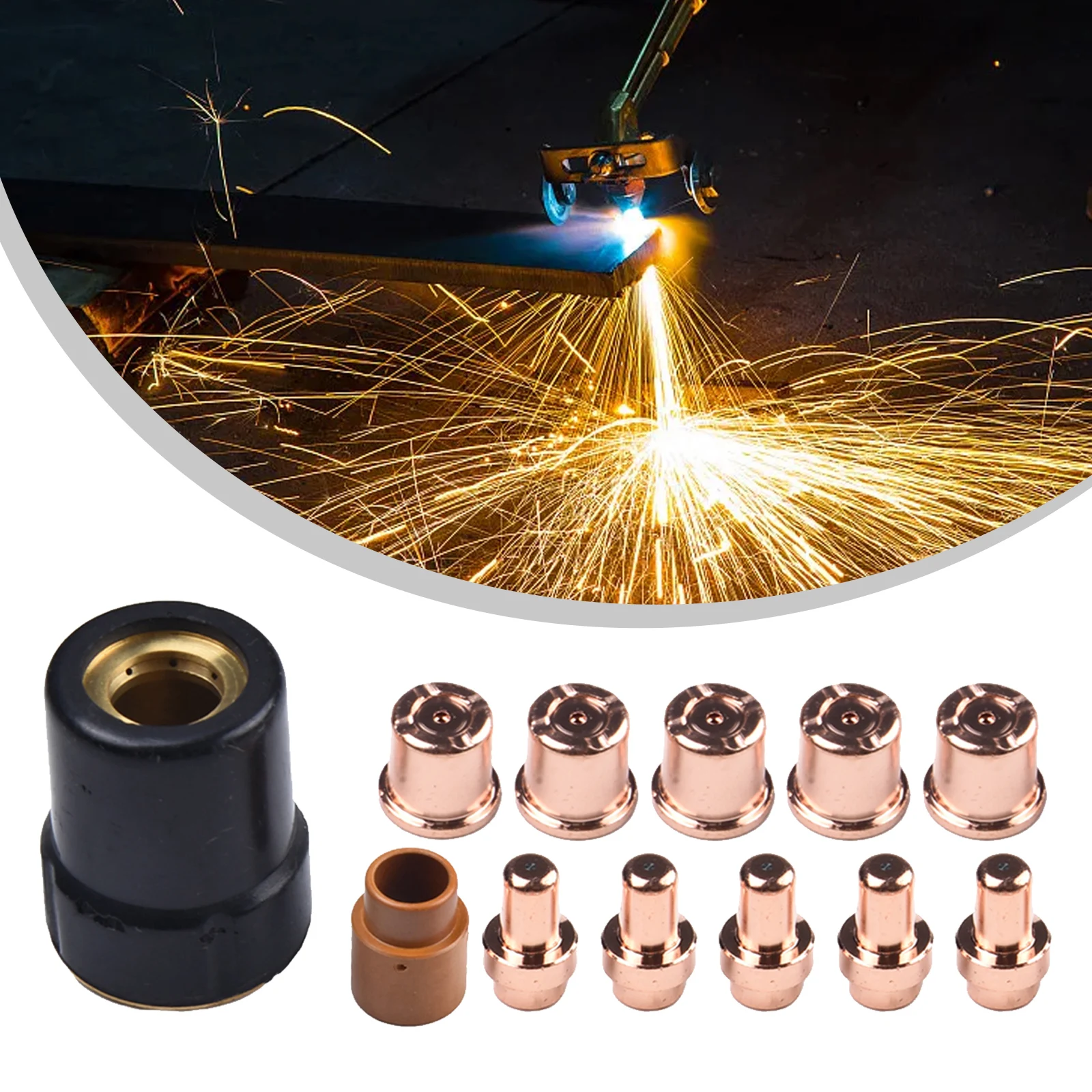 KIT Injector Protective Cover Vortex Ring Consumable Kit Cutter Electrode Nozzle Nozzle Replacement Plasma 12PCS/SET
KIT Injector Protective Cover Vortex Ring Consumable Kit Cutter Electrode Nozzle Nozzle Replacement Plasma 12PCS/SET